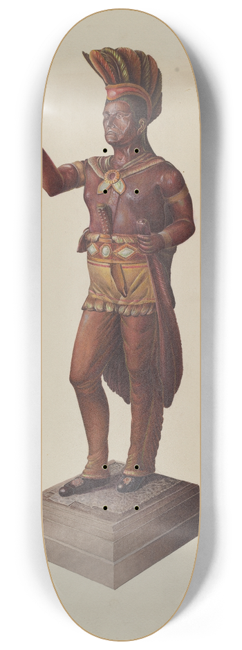 Robert Pohle - Cigar Store Indian 8.25 inch art skate deck