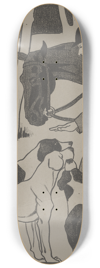 Robert Polhill Bevan - Huntsman and Hounds 8.25 inch art skate deck