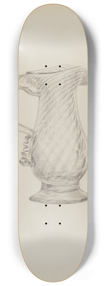 John Dana - Cream Pitcher 8.25 inch art skate deck