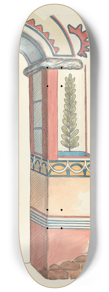 Robert W.R. Taylor - Grille Doors of Wood 8.25 inch art skate deck