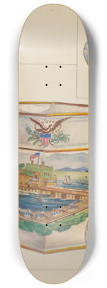 Rolland Livingstone - Pitcher 8.25 inch art skate deck