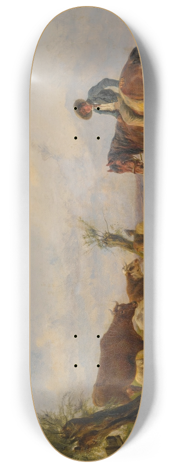 Rosa Bonheur - In the Meadow 8.25 inch art skate deck