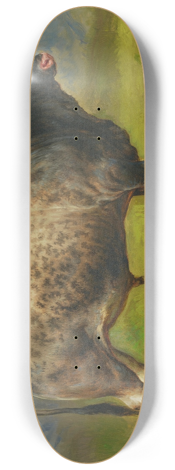 Rosa Bonheur - Le taureau gris 8.25 inch art skate deck