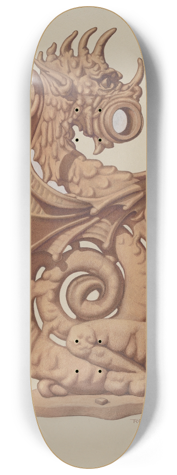 Rose Campbell-Gerke - Fence 8.25 inch art skate deck