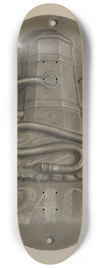Rose Campbell-Gerke - Firemark 8.25 inch art skate deck