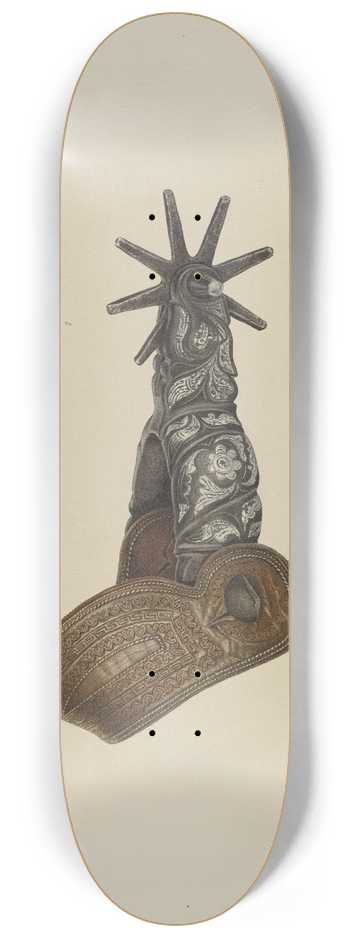 Rose Campbell-Gerke - Inlaid Spur 8.25 inch art skate deck