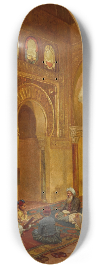 Rudolf Ernst - In the Madrasa 8.25 inch art skate deck