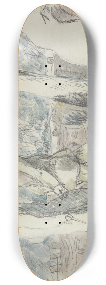 Rudolf Grossmann - Zoo at the hippodrome 8.25 inch art skate deck