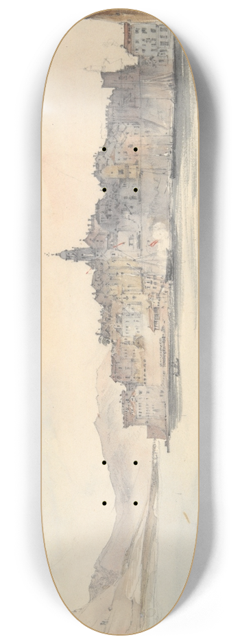 Rudolf von Alt - Curzold 8.25 inch art skate deck