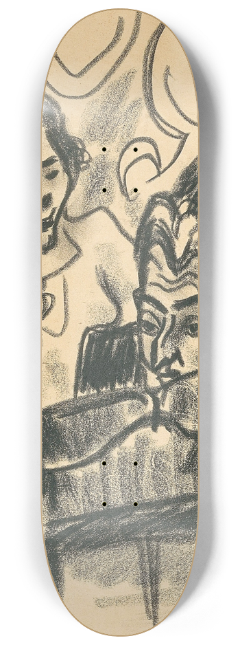 Rudolf Wacker - Am Klavier 8.25 inch art skate deck