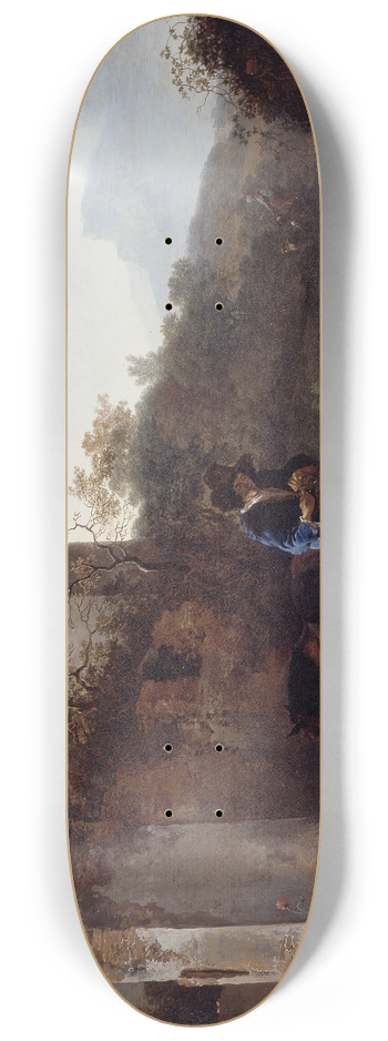 Adam Pynacker - Landscape with a Goatherd 8.25 inch art skate deck