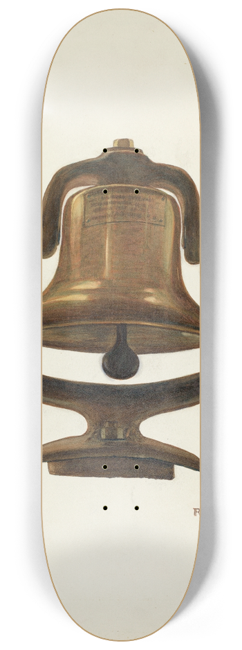 Ruth Buker - Locomotive Bell 8.25 inch art skate deck