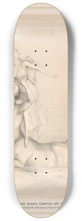 John Doyle - The Centaur Nessus Carrying off Deianira 8.25 inch art skate deck