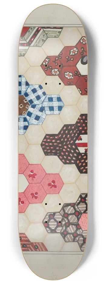 Ruth M. Barnes - Quilt (1 Section) 8.25 inch art skate deck