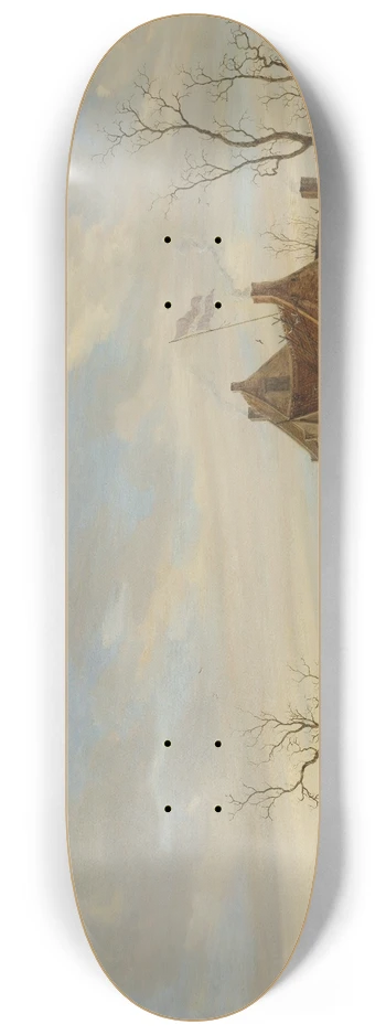 Salomon van Ruysdael - Drawing the Eel 8.25 inch art skate deck