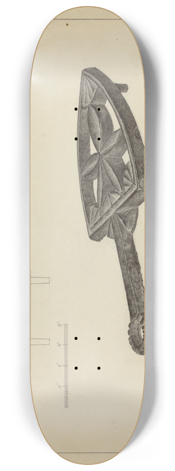 Salvatore Borrazzo - Flat Iron Holder 8.25 inch art skate deck