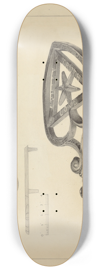 Salvatore Borrazzo - Flat Iron Holder 8.25 inch art skate deck