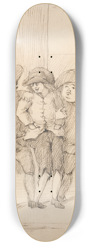 John Dunthorne - A Poacher in Custody 8.25 inch art skate deck