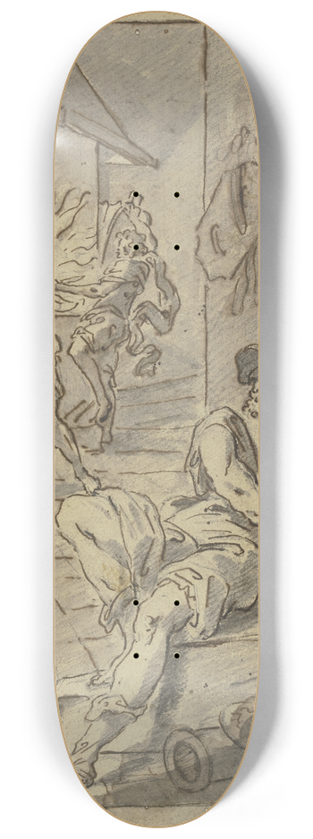 Salvator Rosa - In Vulcans smithy 8.25 inch art skate deck