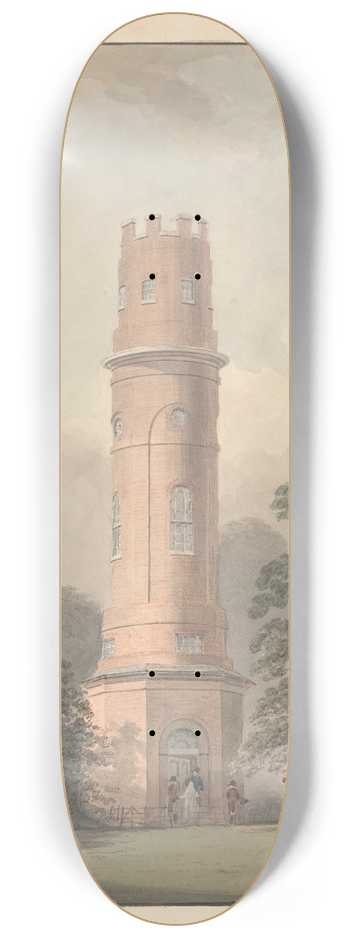 Samuel Davis - An Observation Tower 8.25 inch art skate deck