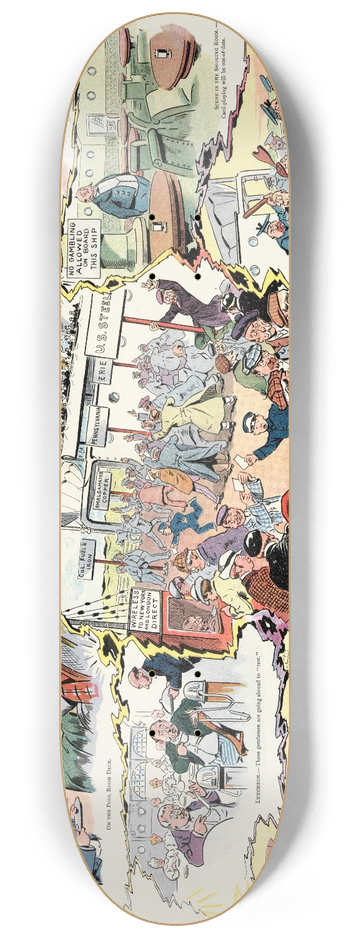 Samuel Ehrhart - Gambling by wireless 8.25 inch art skate deck