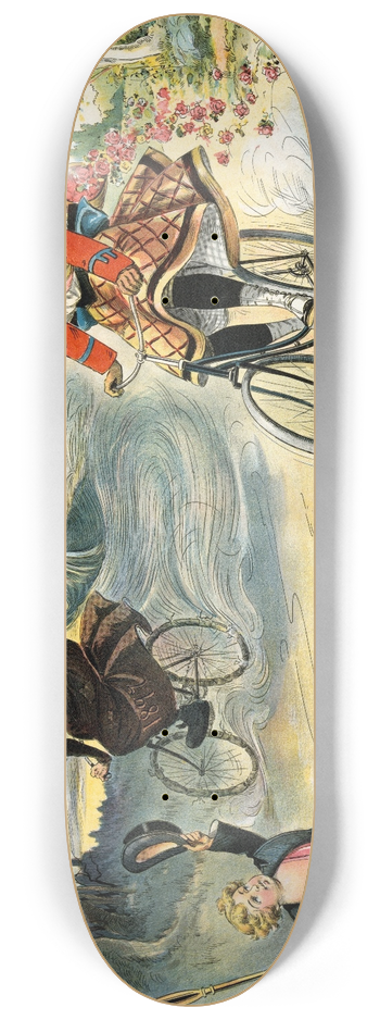 Samuel Ehrhart - Pucks greeting to the new year 8.25 inch art skate deck