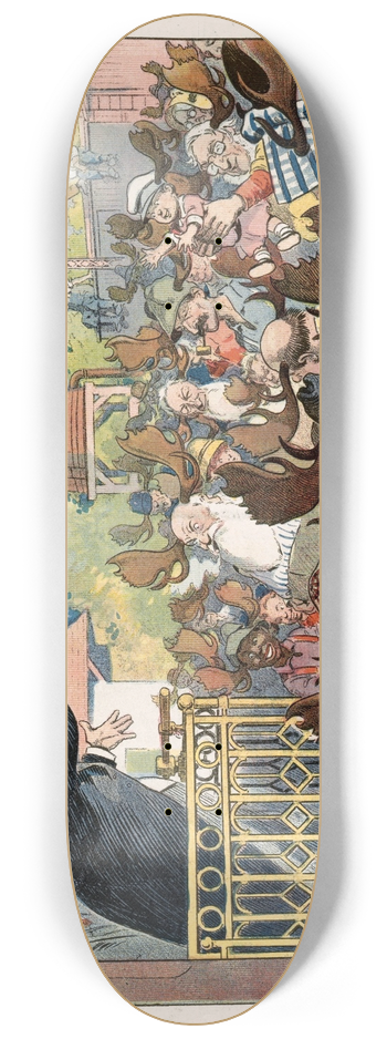 Samuel Ehrhart - The crowd as it looks to Theodore 8.25 inch art skate deck