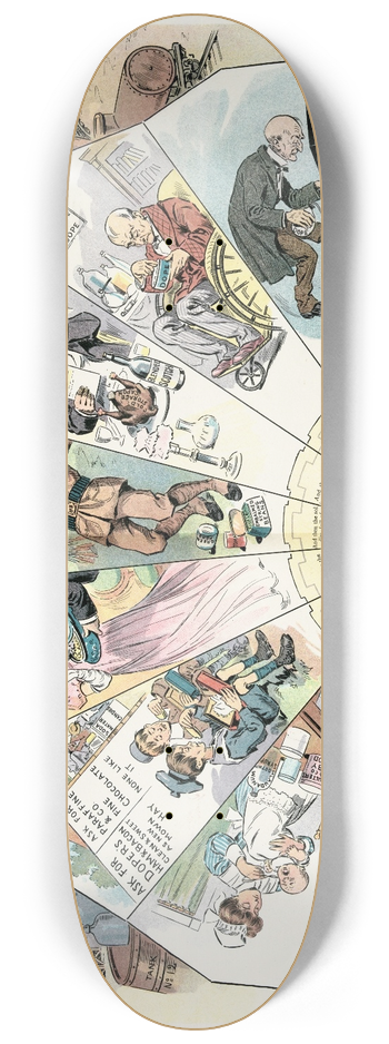 Samuel Ehrhart - The seven ages of dope 8.25 inch art skate deck