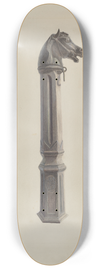 Samuel Fineman - Iron Hitching Post 8.25 inch art skate deck