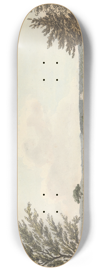 Samuel Hieronymus Grimm - Englefield House, Berkshire 8.25 inch art skate deck