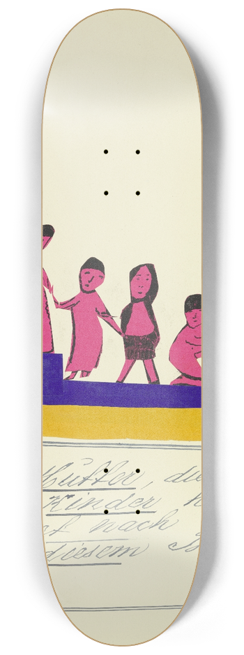 John Elsas - Eine Mutter, die drei Kinder hat  8.25 inch art skate deck