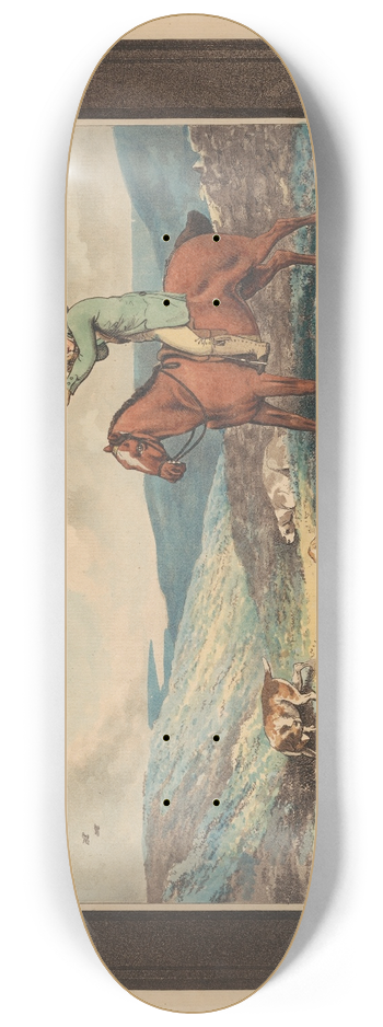 Samuel Howitt - Grouse Shooting 8.25 inch art skate deck