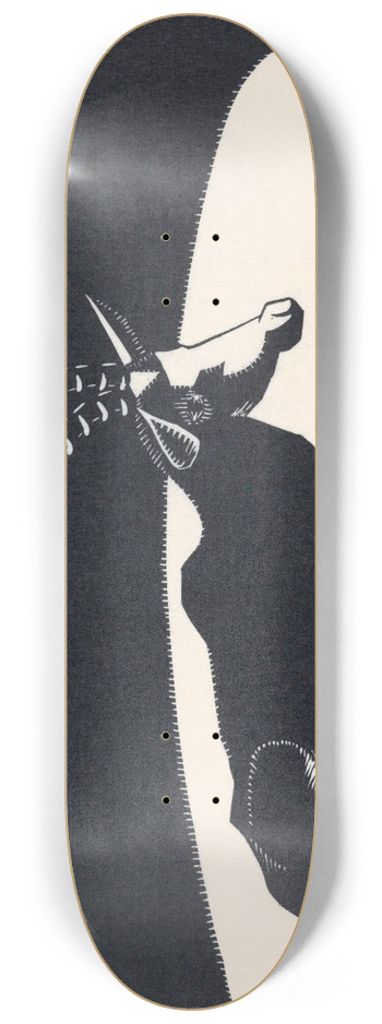 Samuel Jessurun de Mesquita - Blesbok 8.25 inch art skate deck