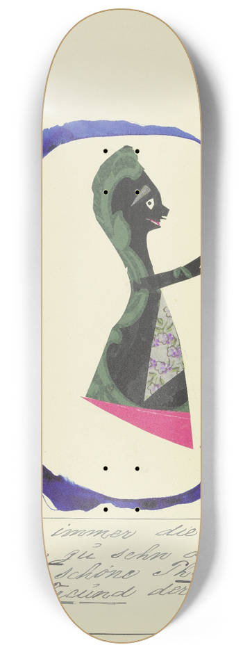 John Elsas - Es liebte immer die Kultur  8.25 inch art skate deck