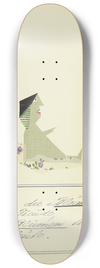 John Elsas - Es sind die Blumen meine Freude  8.25 inch art skate deck