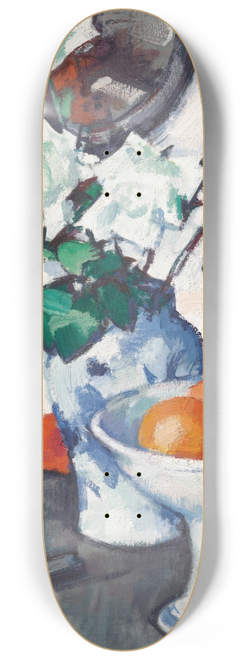 Samuel John Peploe - White Roses 8.25 inch art skate deck