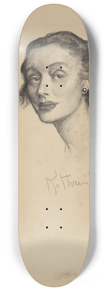 Samuel Johnson Woolf - Katharine Cornell 8.25 inch art skate deck