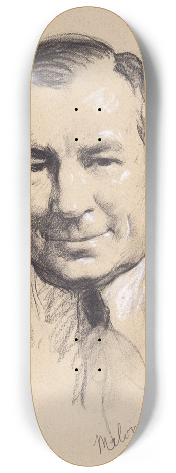 Samuel Johnson Woolf - Melvin Alvah Traylor 8.25 inch art skate deck