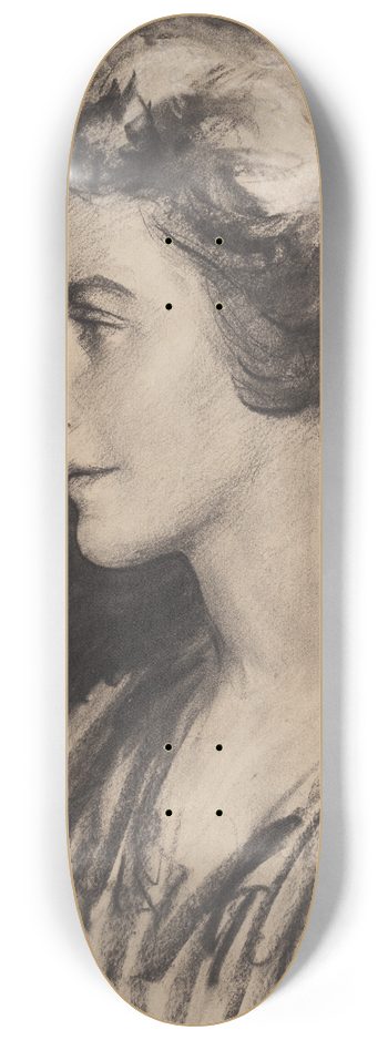 Samuel Johnson Woolf - Nancy Witcher Langhorne Astor, Viscountess Astor 8.25 inch art skate deck