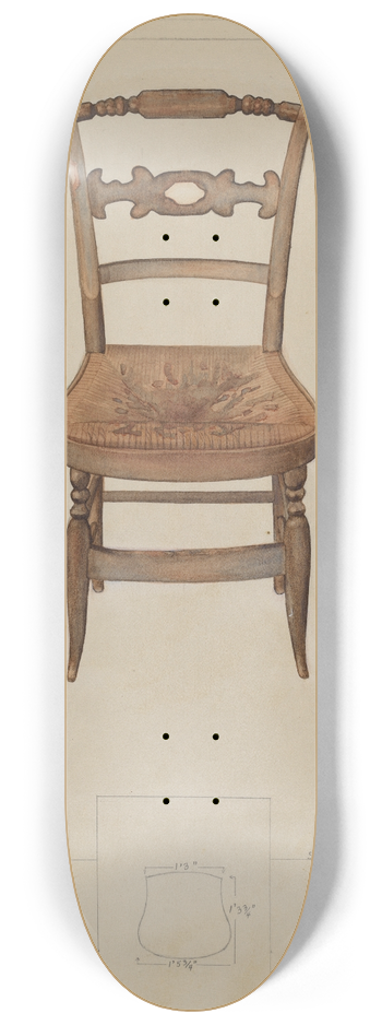 Samuel O. Klein - Rush Bottom Chair 8.25 inch art skate deck