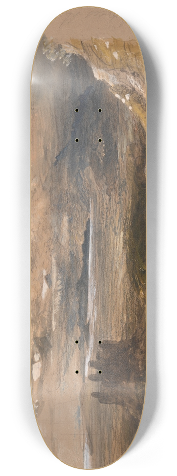 Samuel Palmer - Harlech Castle 8.25 inch art skate deck
