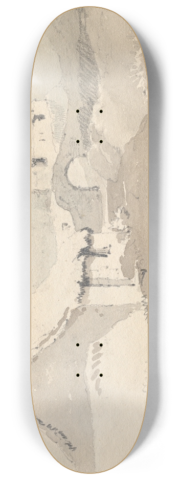 Samuel Prout - Sketchbook: Norham 8.25 inch art skate deck