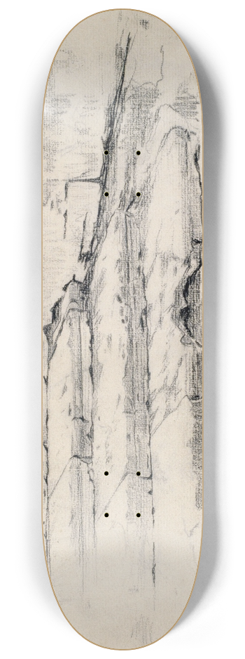 Santiago Rusiol - Study of Steps 8.25 inch art skate deck