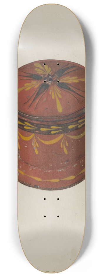 Sara Garfinkel - Toleware Sugar Bowl 8.25 inch art skate deck