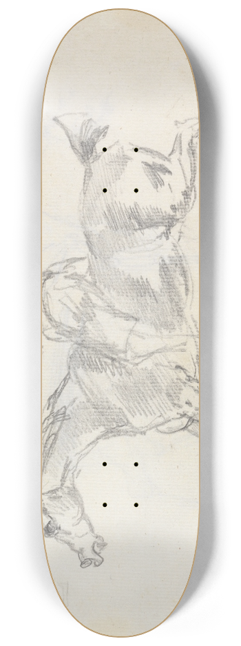 Sawrey Gilpin - Figure on Horseback 8.25 inch art skate deck