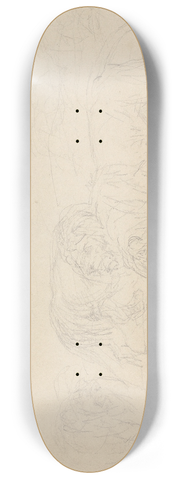 Sawrey Gilpin - Three Lions, Prowling 8.25 inch art skate deck