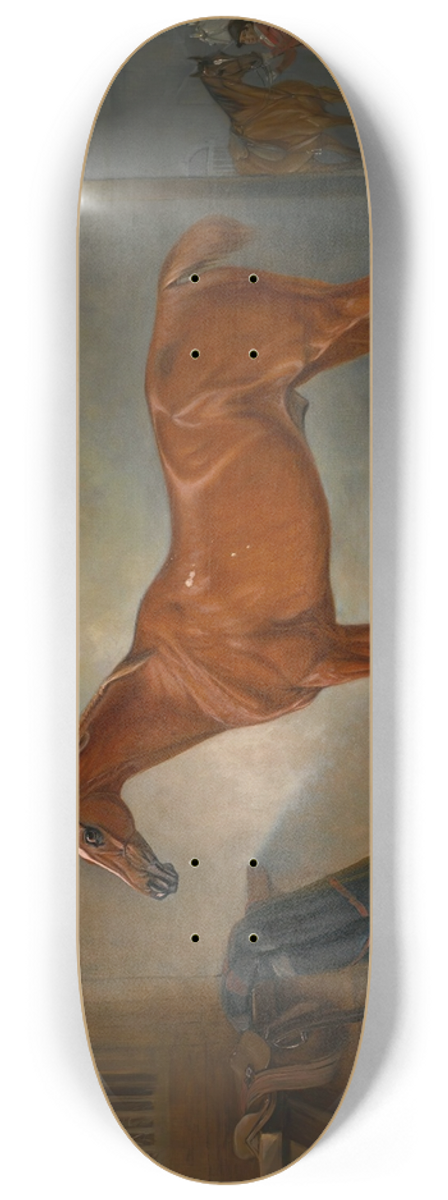 John Ferneley - Lord Henry Bentincks Chestnut HunterFirebird AndPolicy,A Foxhound, In A Loose Box 8.25 inch art skate deck