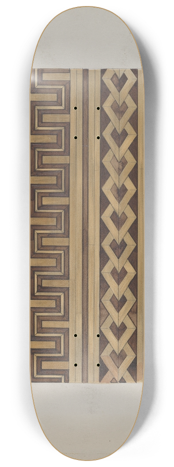 Sebastian Simonet - Parquetry Floor 8.25 inch art skate deck