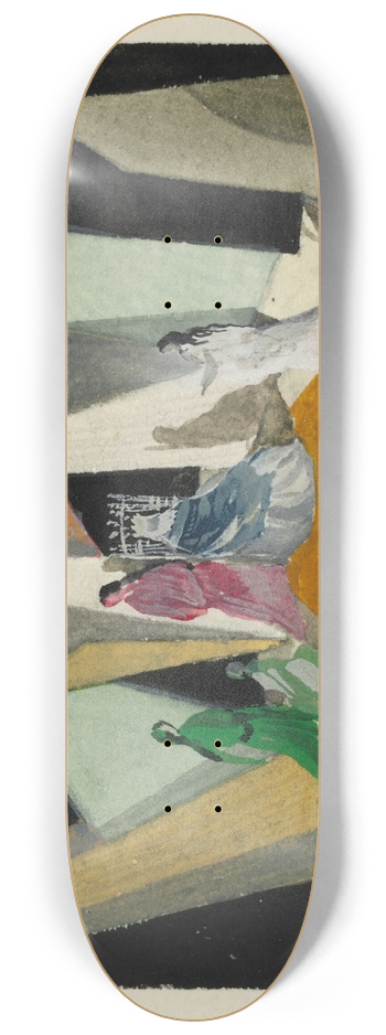 Sergey Chekhonin - Theatre set design 8.25 inch art skate deck