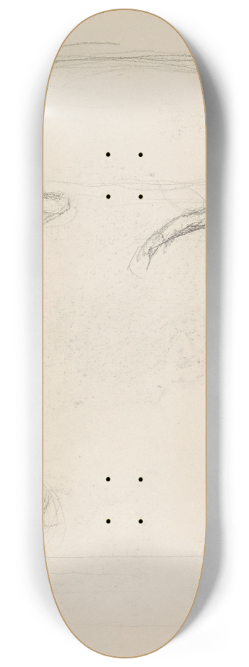Signe Scheel - Utkast til vase med kvinnelige figurer 8.25 inch art skate deck